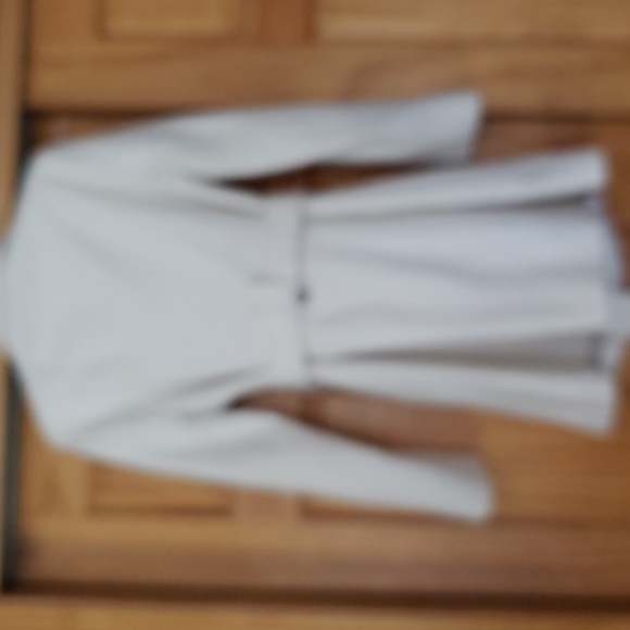 Laundry by Shelli Segal cream belted pea co - Picture 5 of 11